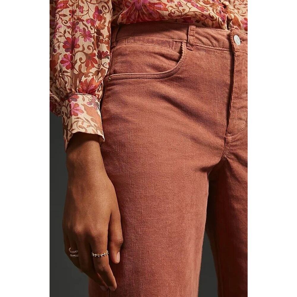 Anthropologie Gwen Wide Leg Corduroy Pants - New 32 Waist - Picture 5 of 8